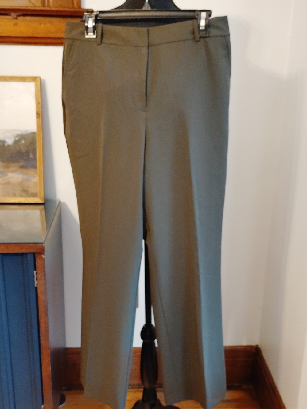 Worthington Olive Straight Leg Dress Pants